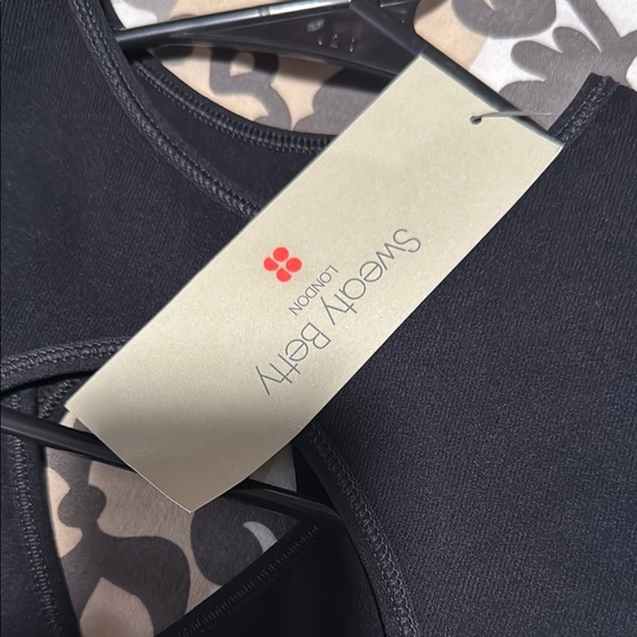 Sweaty Betty seamless plunge Black Sports Bra - Picture 2 of 6